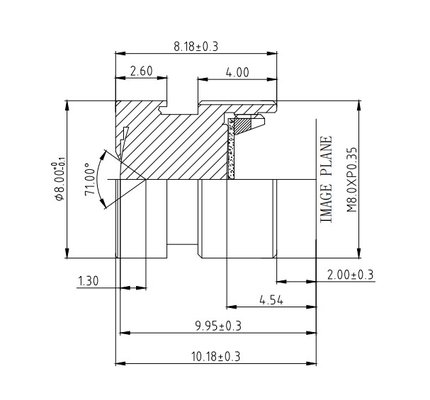 Sistema d'allarme di sicurezza per auto a guida autonoma DMS con sensore da 1/2.9&quot; e EFL5.1mm F2.4